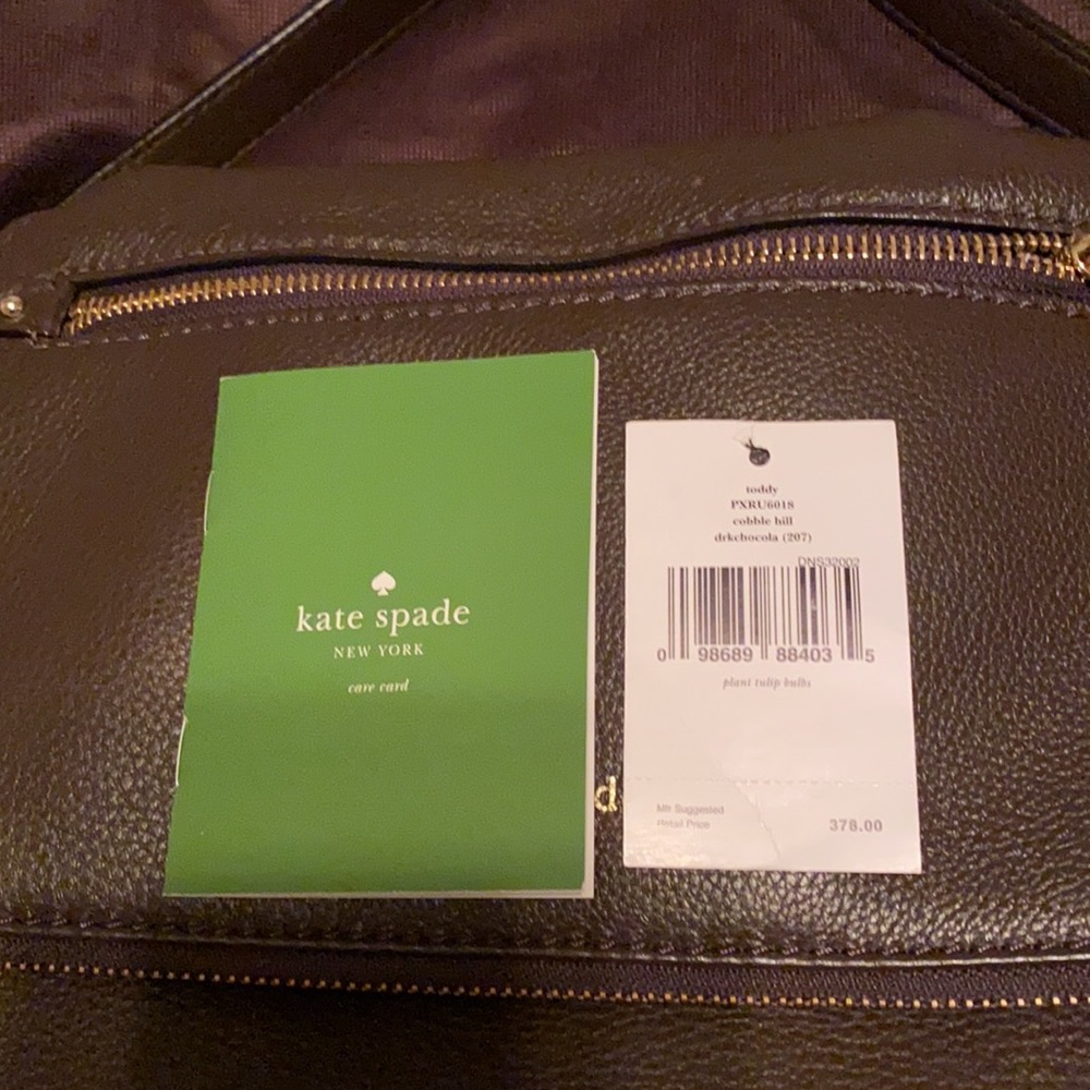 Kate Spade. NWT Never carried! Perfect condition! With shoulder strap/dust bag. - Picture 10 of 10